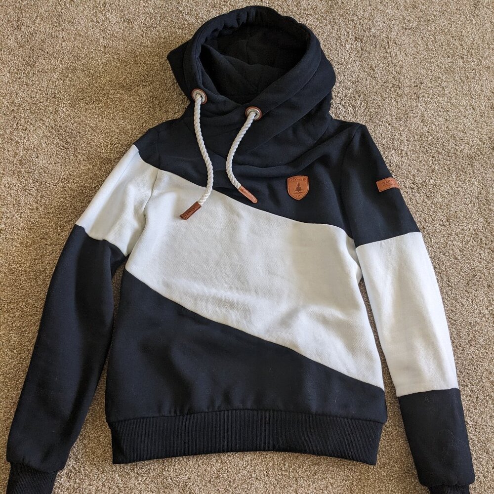 Wanakome Selene Black Colorblock Hoodie